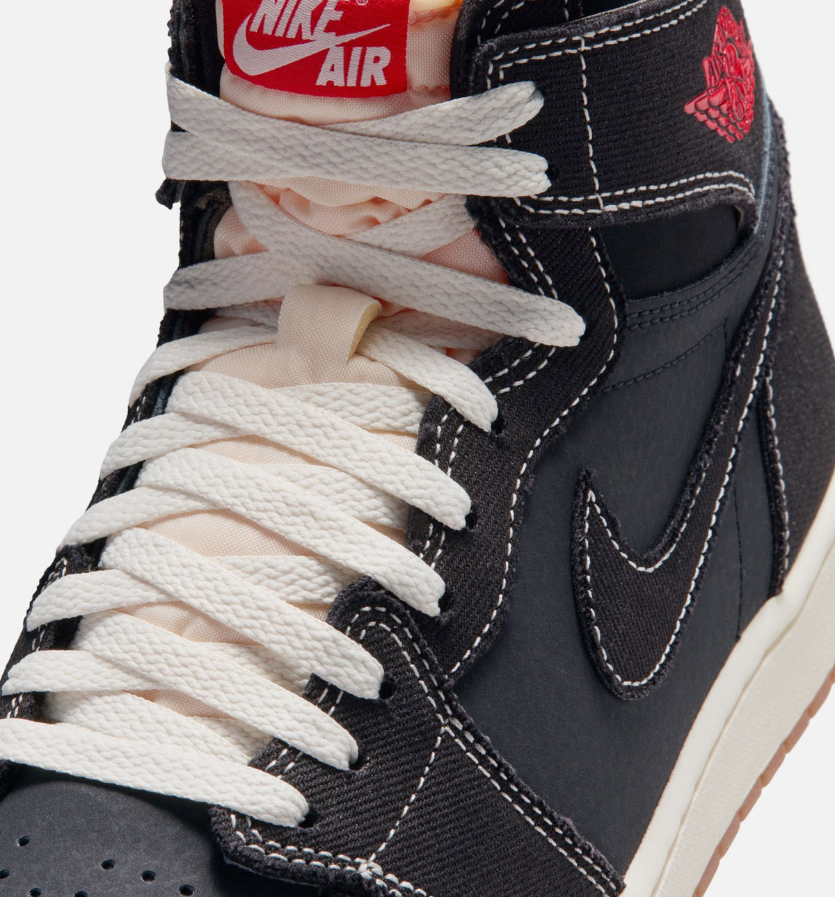 Air Jordan 1 Retro High OG Flight Club Men's Lifestyle Shoes - Black University Red Sail Gum Medium Brown