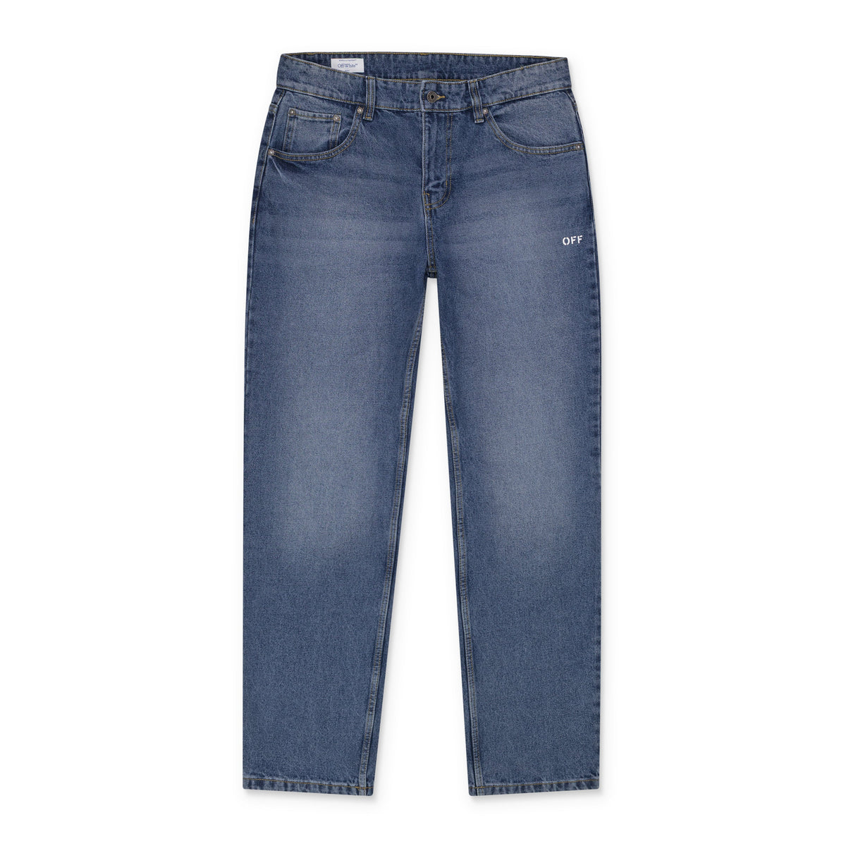 Med Indigo Spray Diag Jeans