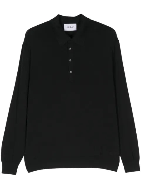 D4.0 wool polo shirt
