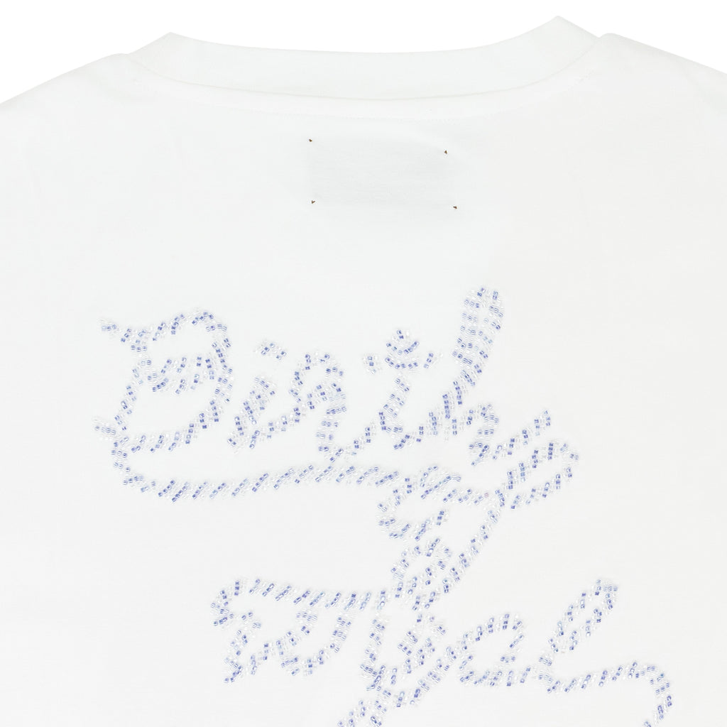 WHITE BEADED NILE RIVER T-SHIRT