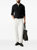 Joop! waffle-knit quarter-zip sweater