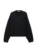 Alexander Wang logo-print oversized crew-neck sweatshirt