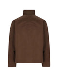 Napapijri logo-patch zip-up jacket