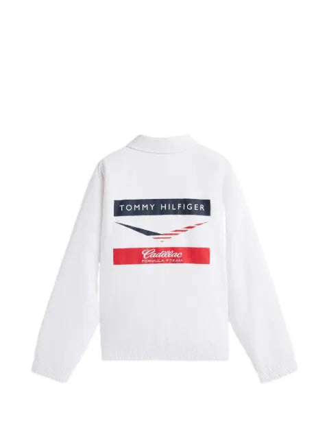 Tommy Hilfiger x Cadillac F1 Team logo-print coach jacket