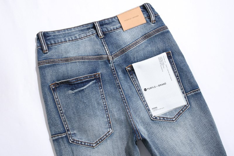 Purple Brand Distressed Blue Jeans