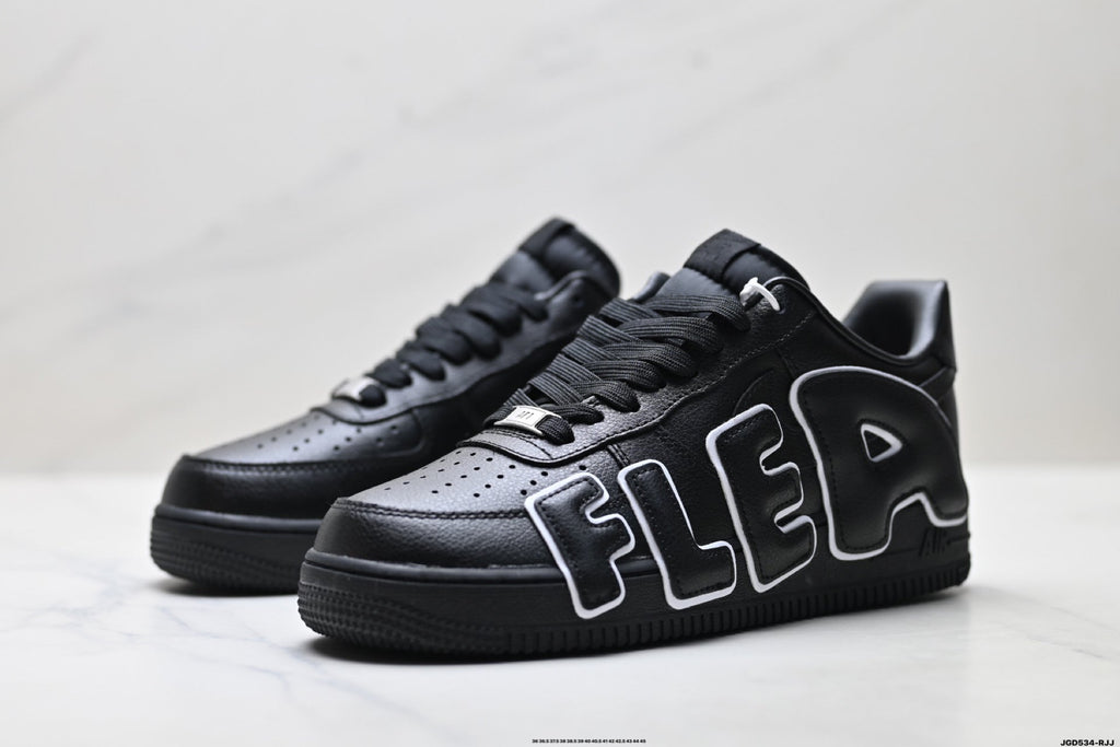 Nike Air Force 1 Low Black Outline Graphic Unisex Sneakers Style 20