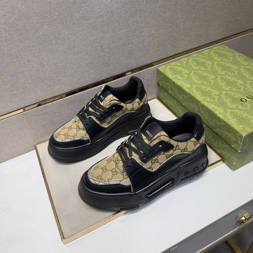 Gucci Men's GG Panel Low-Top Sneakers